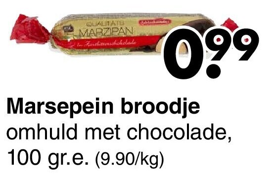 Marsepein broodje