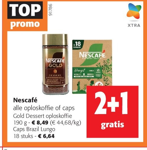 Nescafé Gold Dessert oploskoffie 190 g