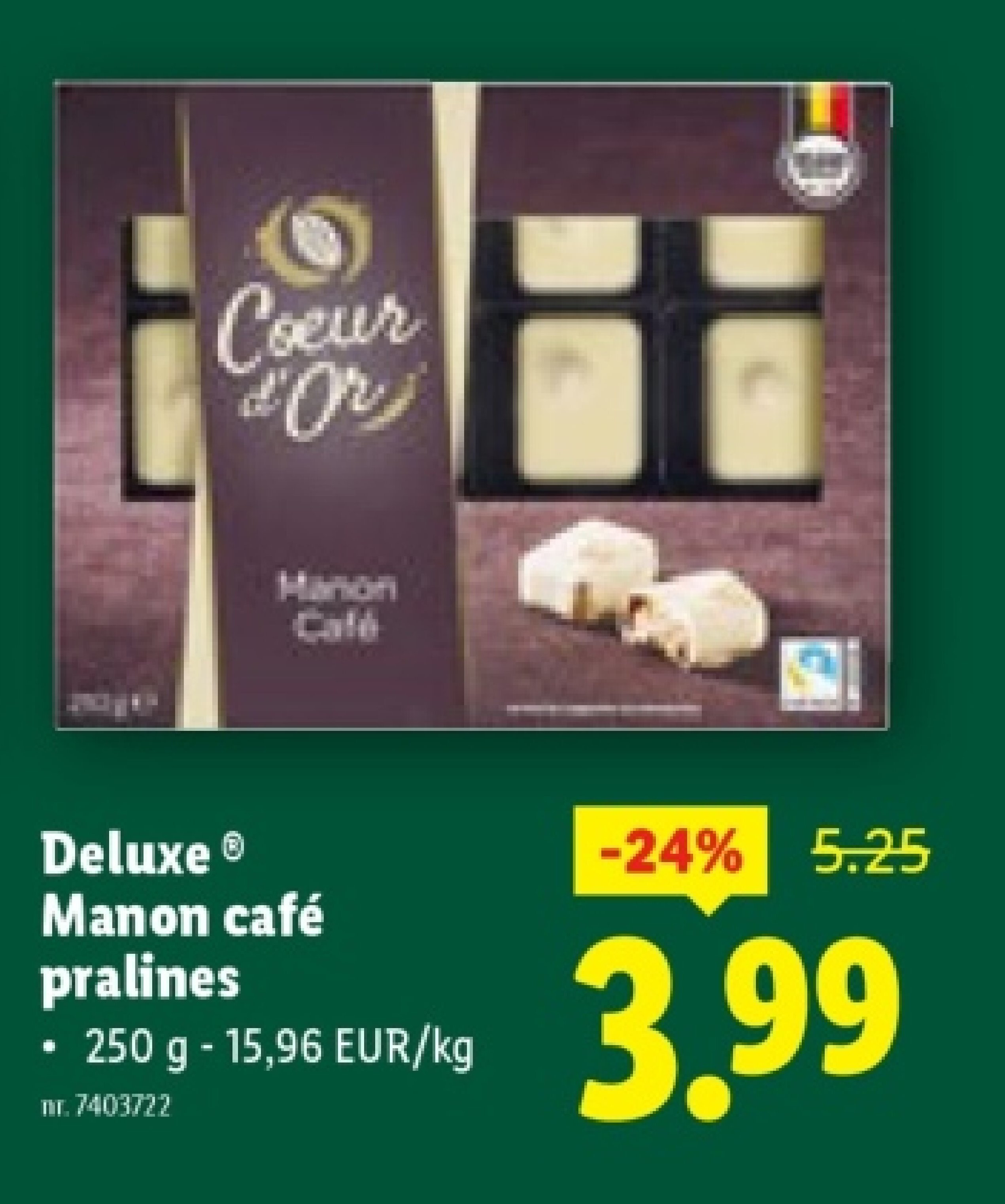 Manon café pralines