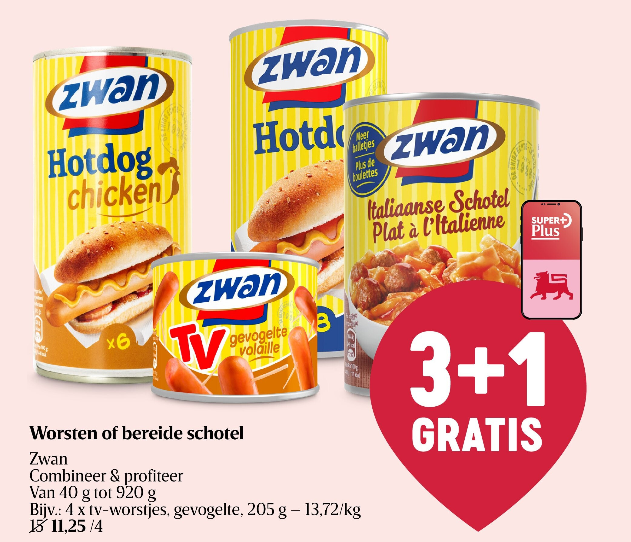 Worsten of bereide schotel