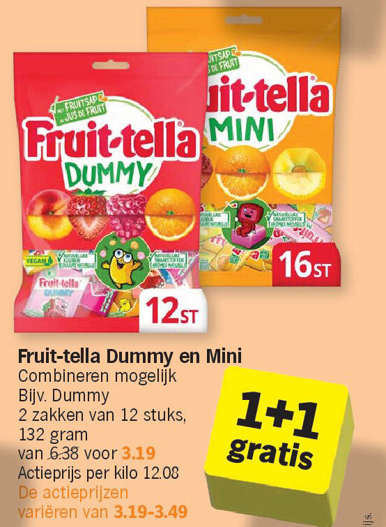 Fruit-tella Dummy en Mini