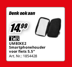 UMBIKE2 Smartphonehouder voor fiets 5.5”