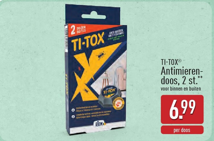 Antimieren­ doos, 2st.*