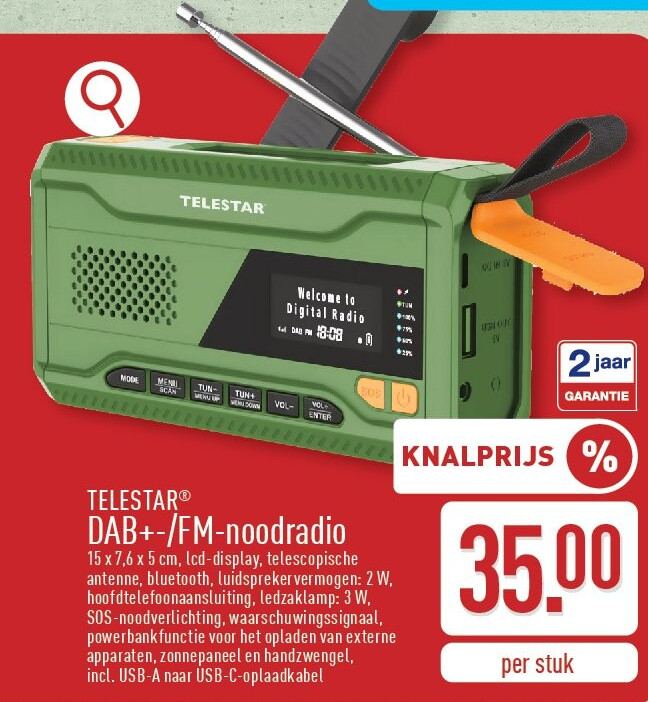 DAB+-/FM-noodradio
