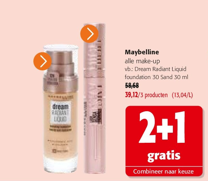 Maybelline Dream Radiant Liquid foundation 30 Sand 30 ml