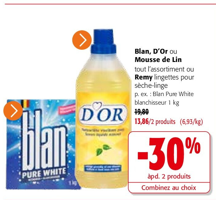 Blan Pure White blanchisseur 1 kg
