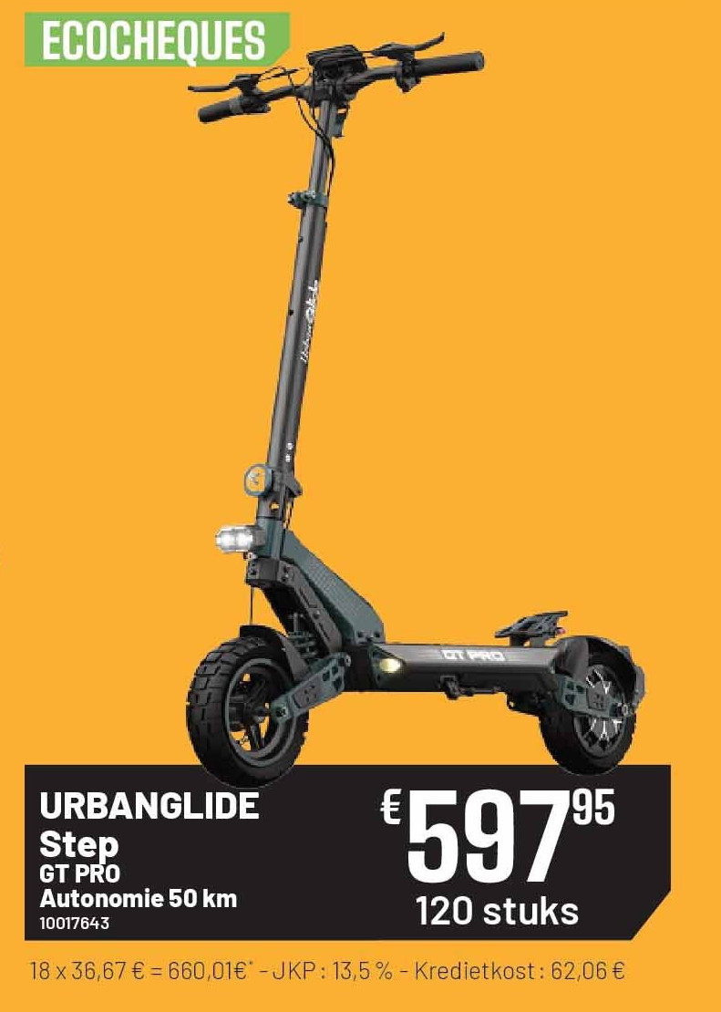 URBANGLIDE Step GT PRO Autonomie 50 km