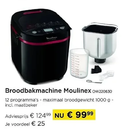 Broodbakmachine Moulinex
