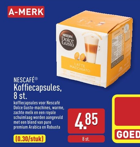 Koffiecapsules, 8 st.
