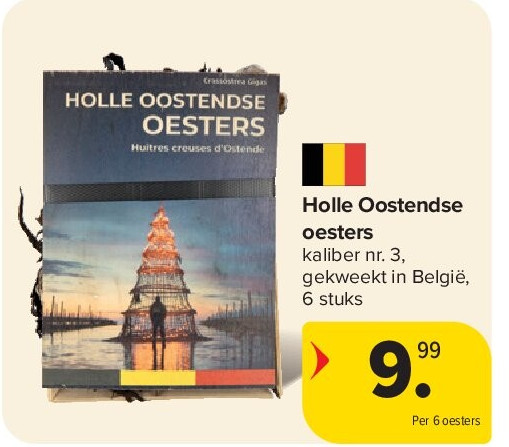 Holle Oostendse oesters
