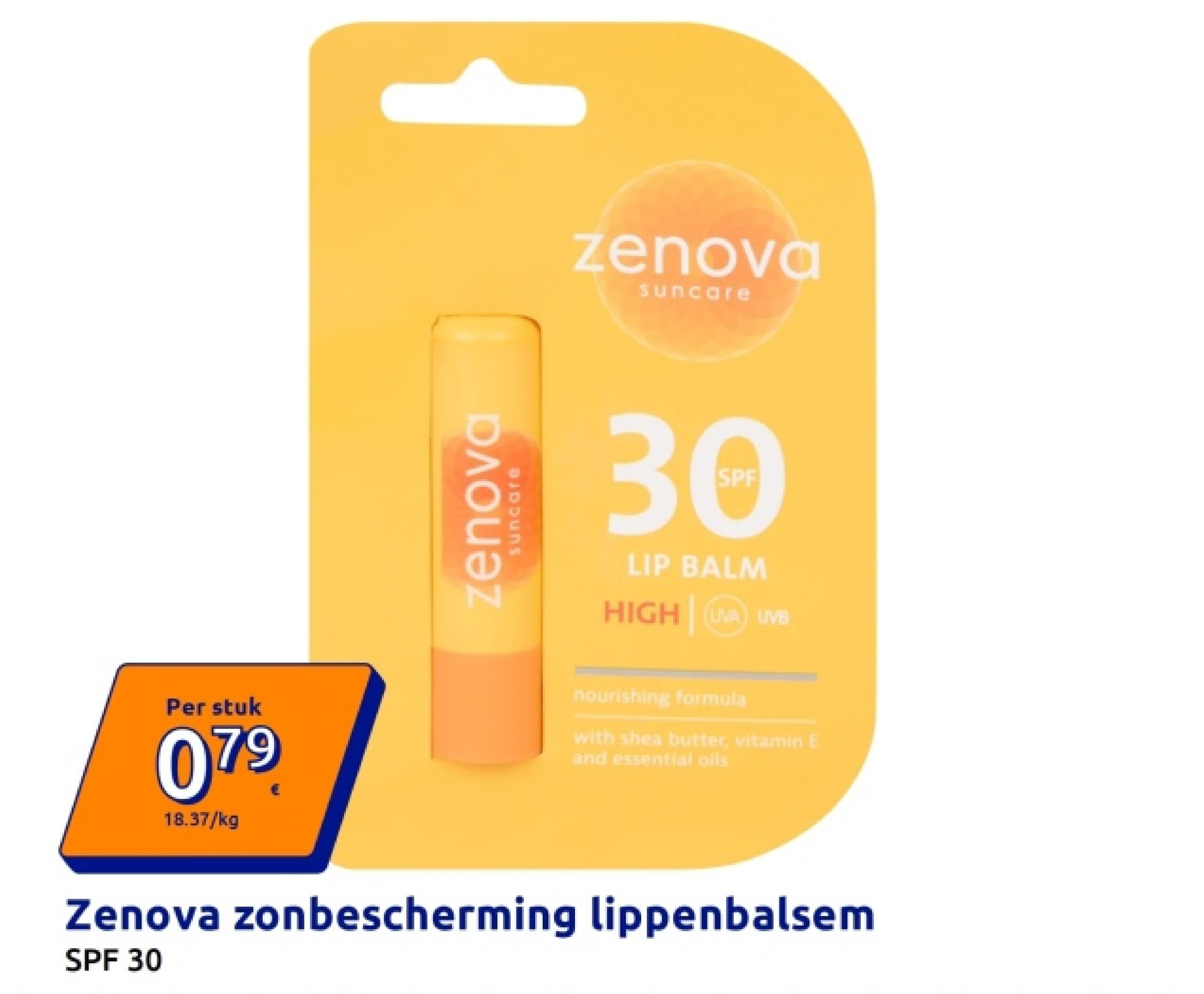 Zenova zonbescherming lippenbalsem