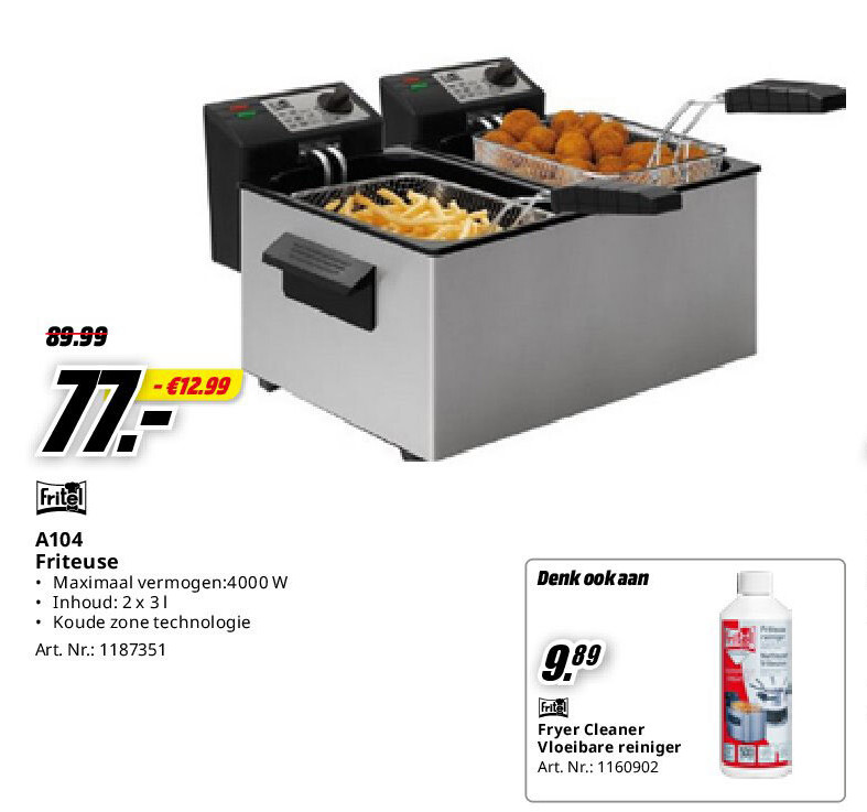 A104 Friteuse