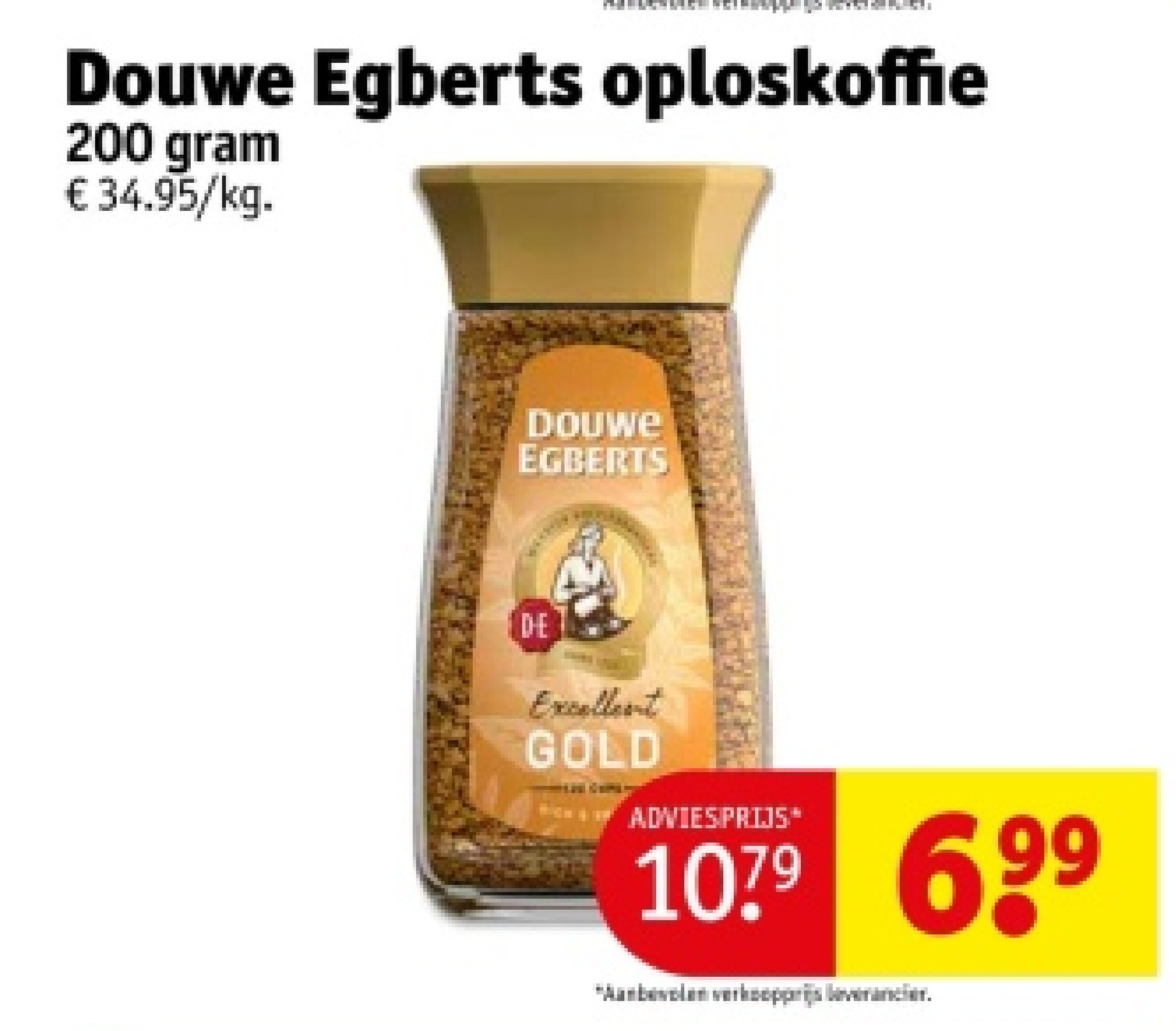 Douwe Egberts oploskoffie