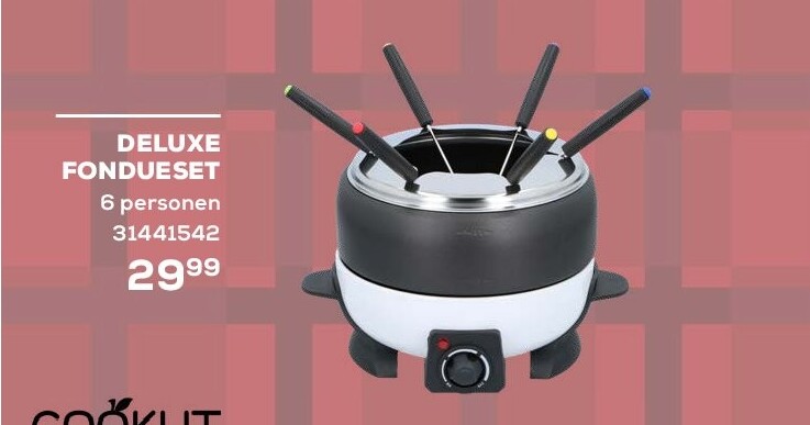 DELUXE FONDUESET 6 personen