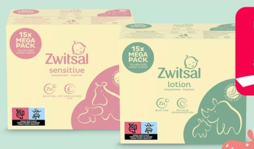 Zwitsal doekjes megaboxen