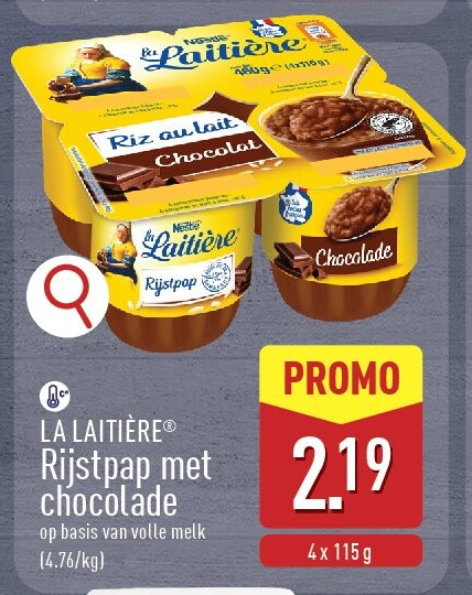Rijstpap met chocolade
