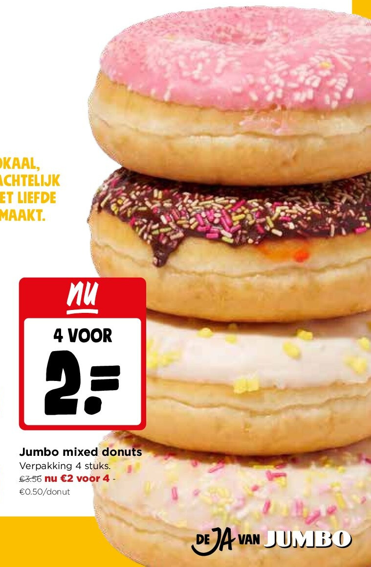 Jumbo mixed donuts