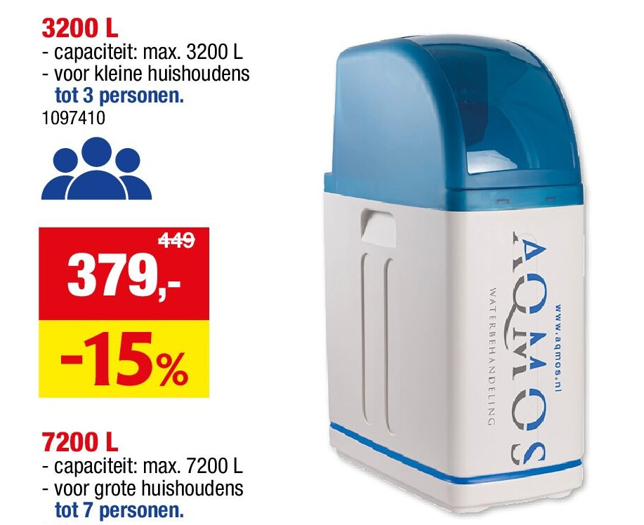 WATERONTHARDERS 3200 L