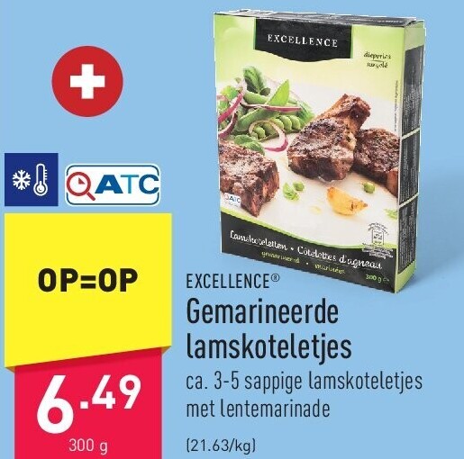 Gemarineerde lamskoteletjes