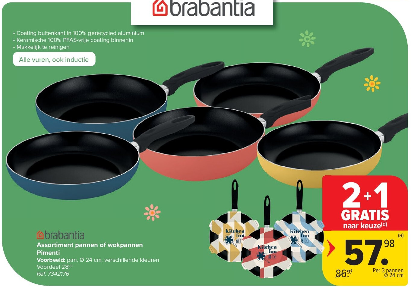 Assortiment pannen of wokpannen Pimenti
