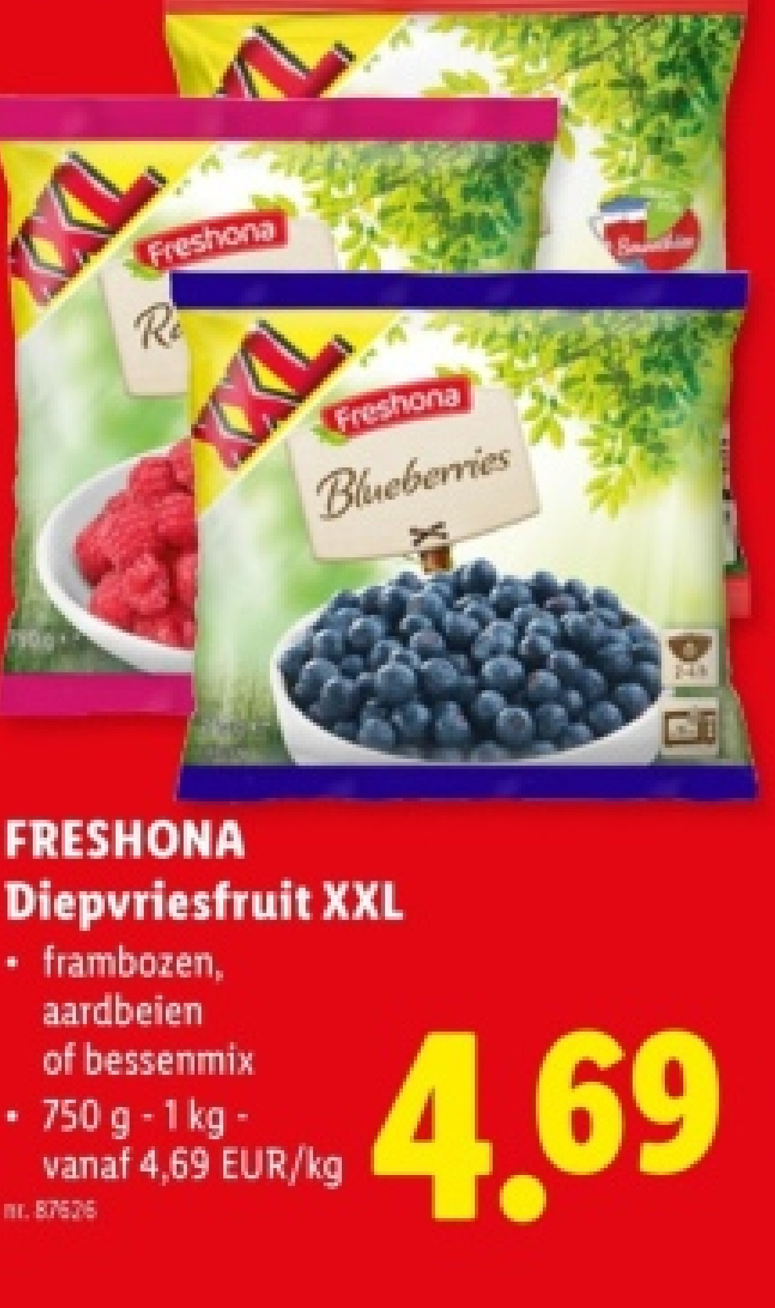Diepvriesfruit XXL