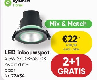 LED inbouwspot