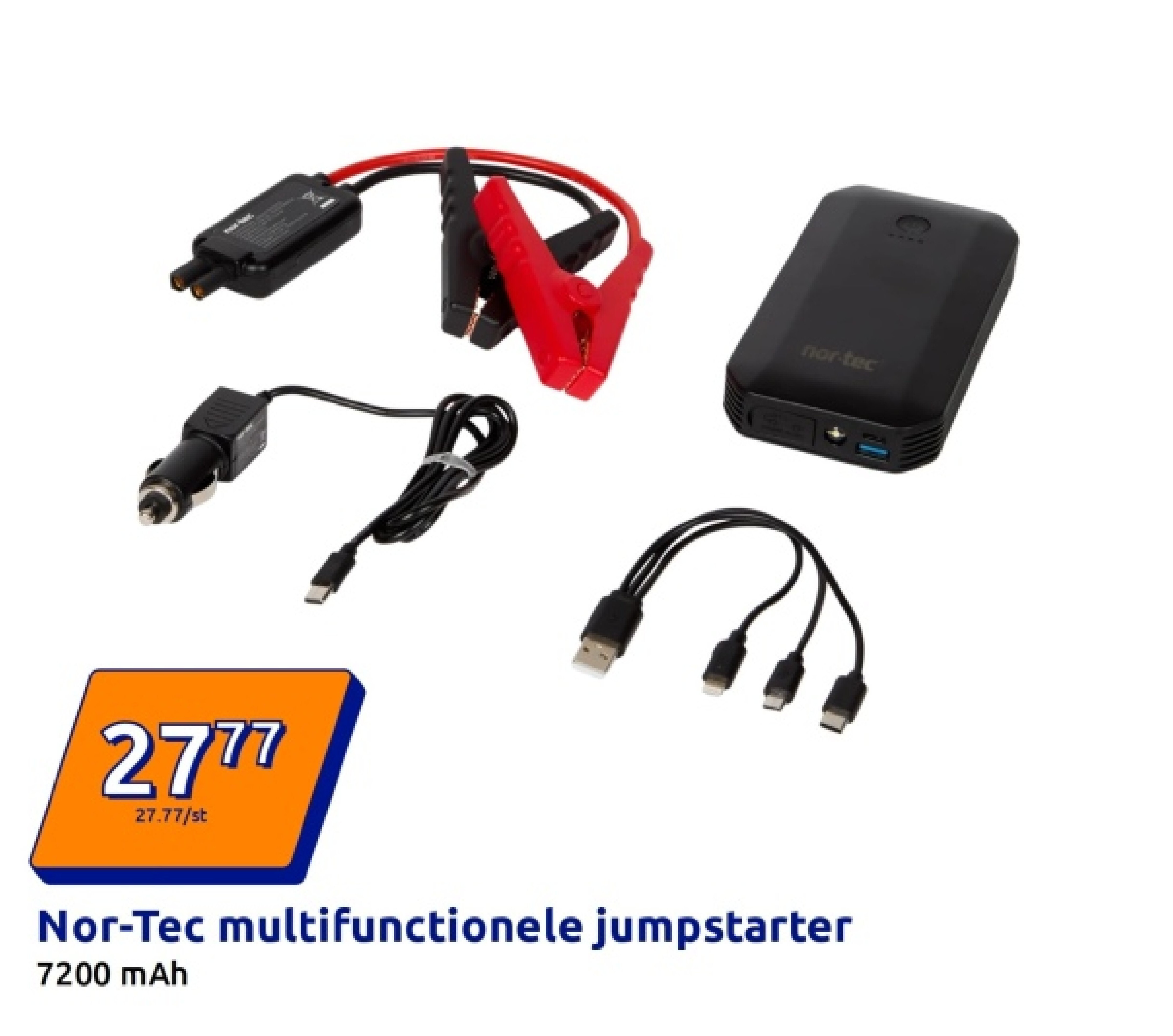 Nor-Tec multifunctionele jumpstarter