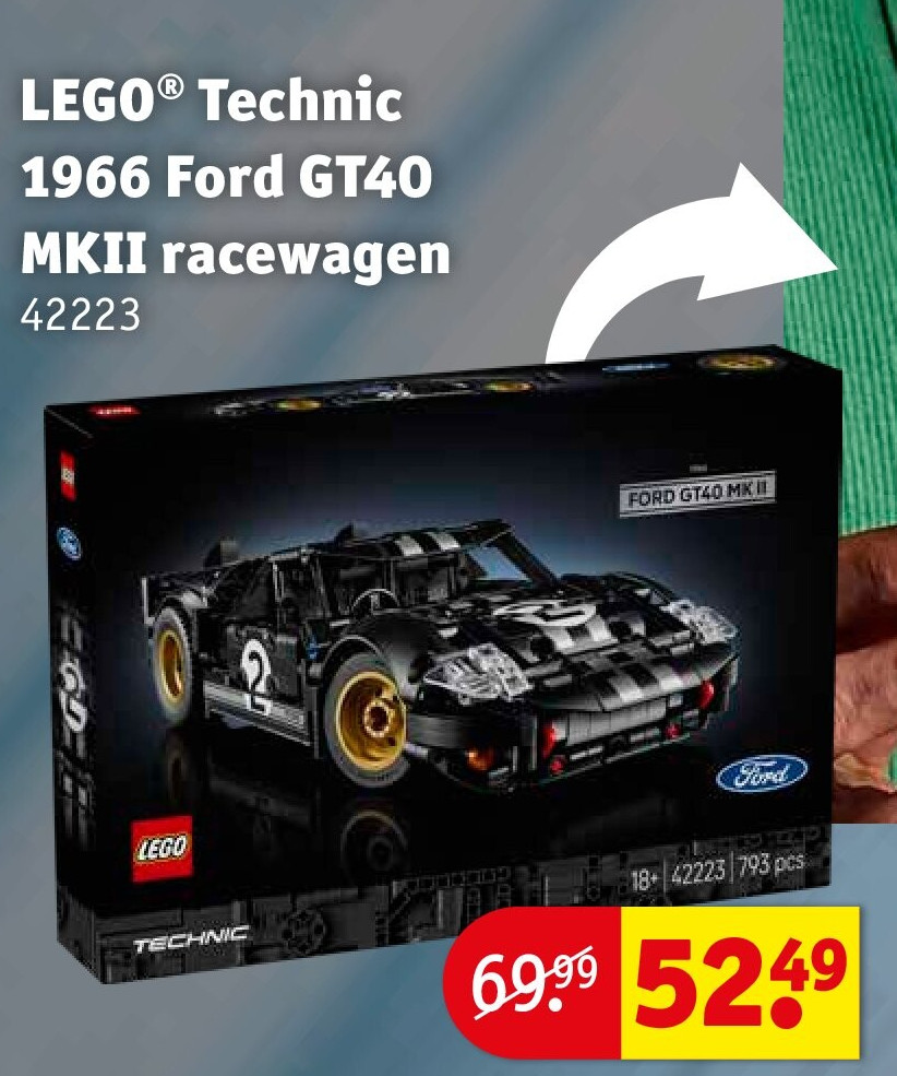 LEGO® Technic 1966 Ford GT40 MKII racewagen