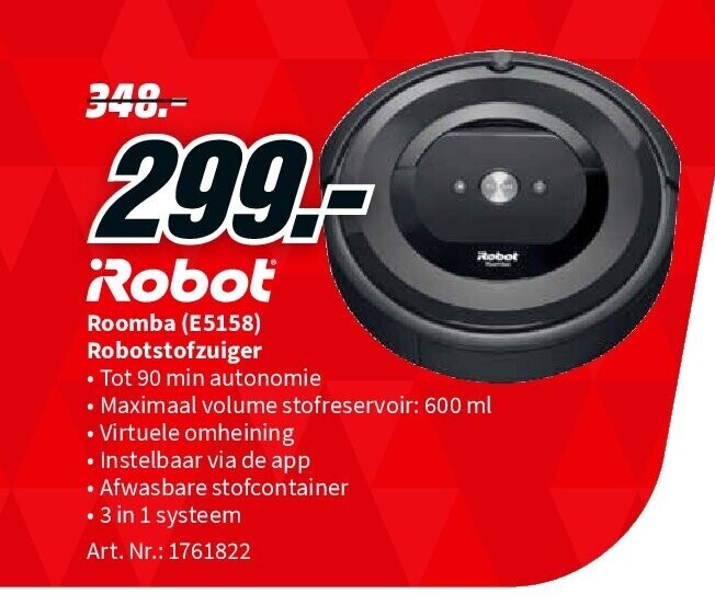 Roomba (E5158) Robotstofzuiger