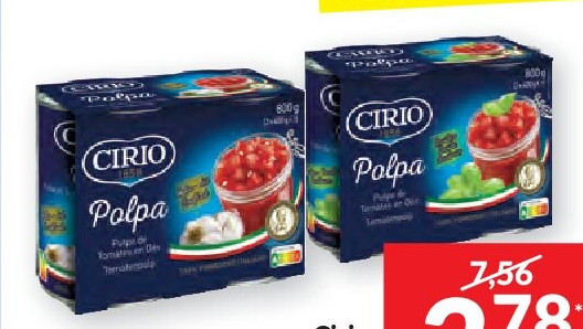 Cirio Polpa tomaten