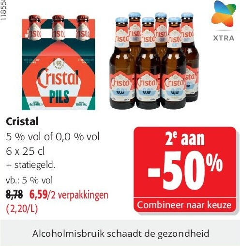 Cristal 5 % vol of 0,0 % vol
