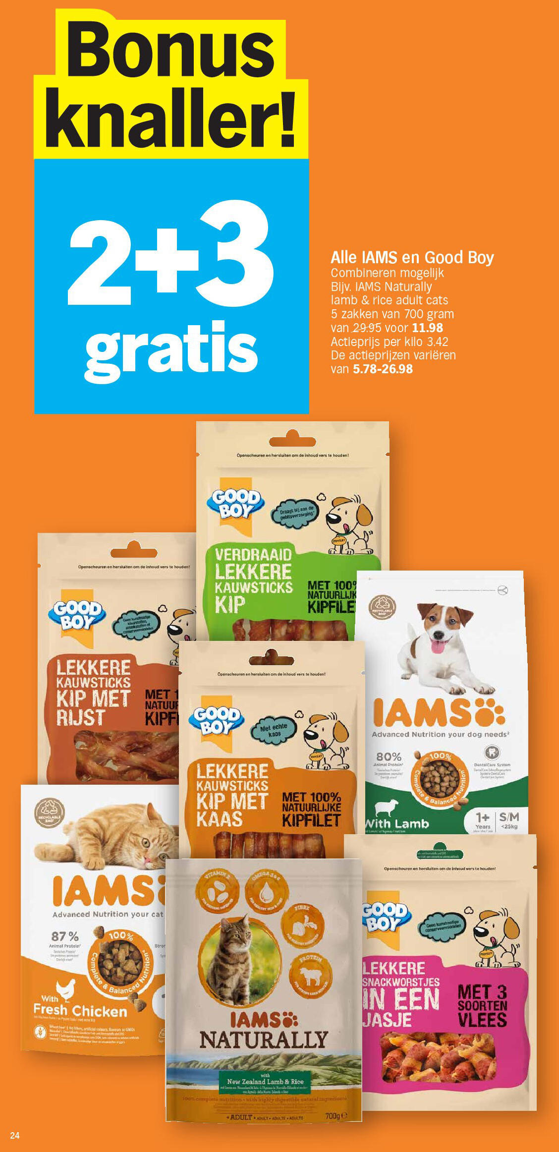 Alle IAMS en Good Boy