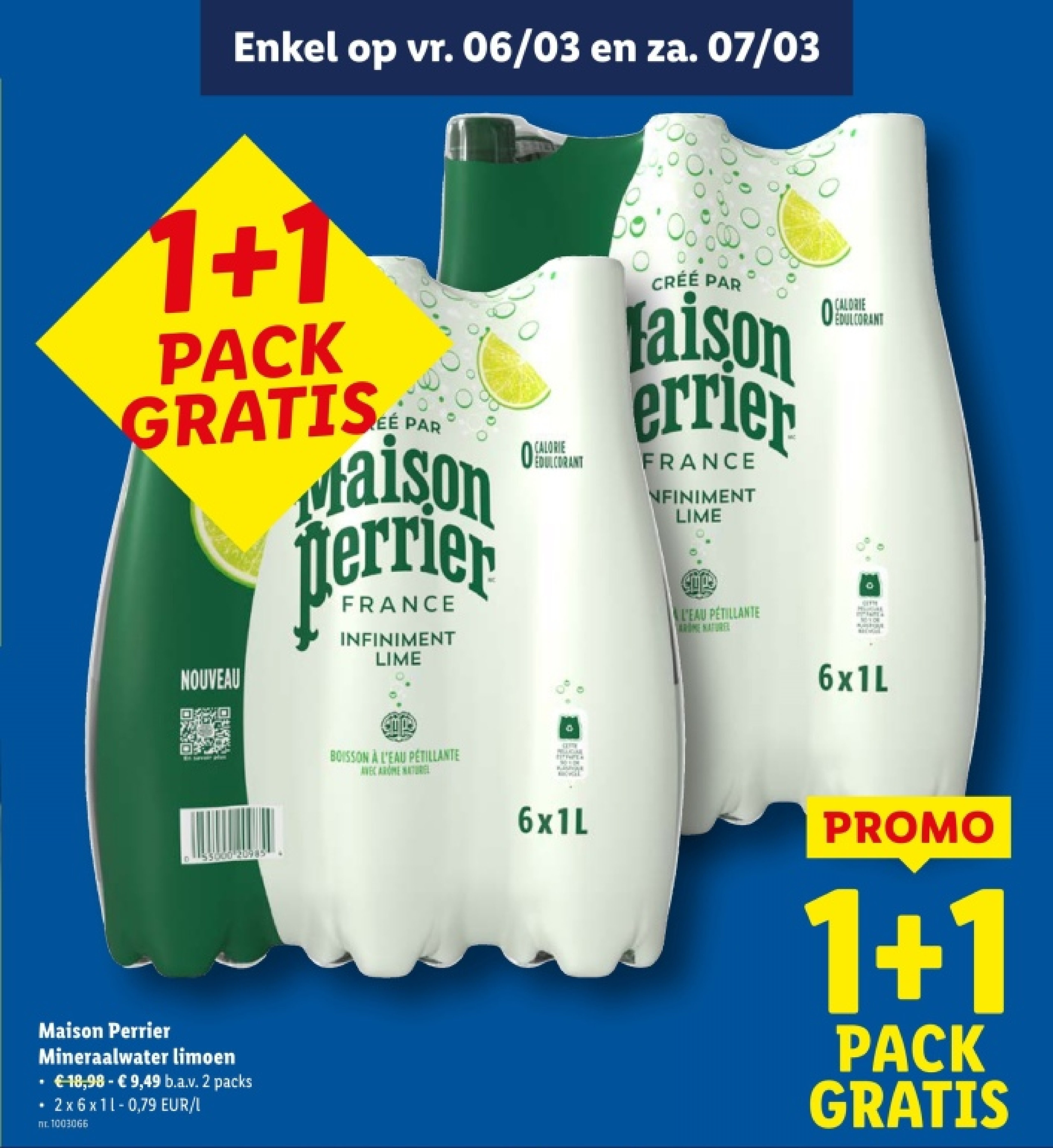 Mineraalwater limoen