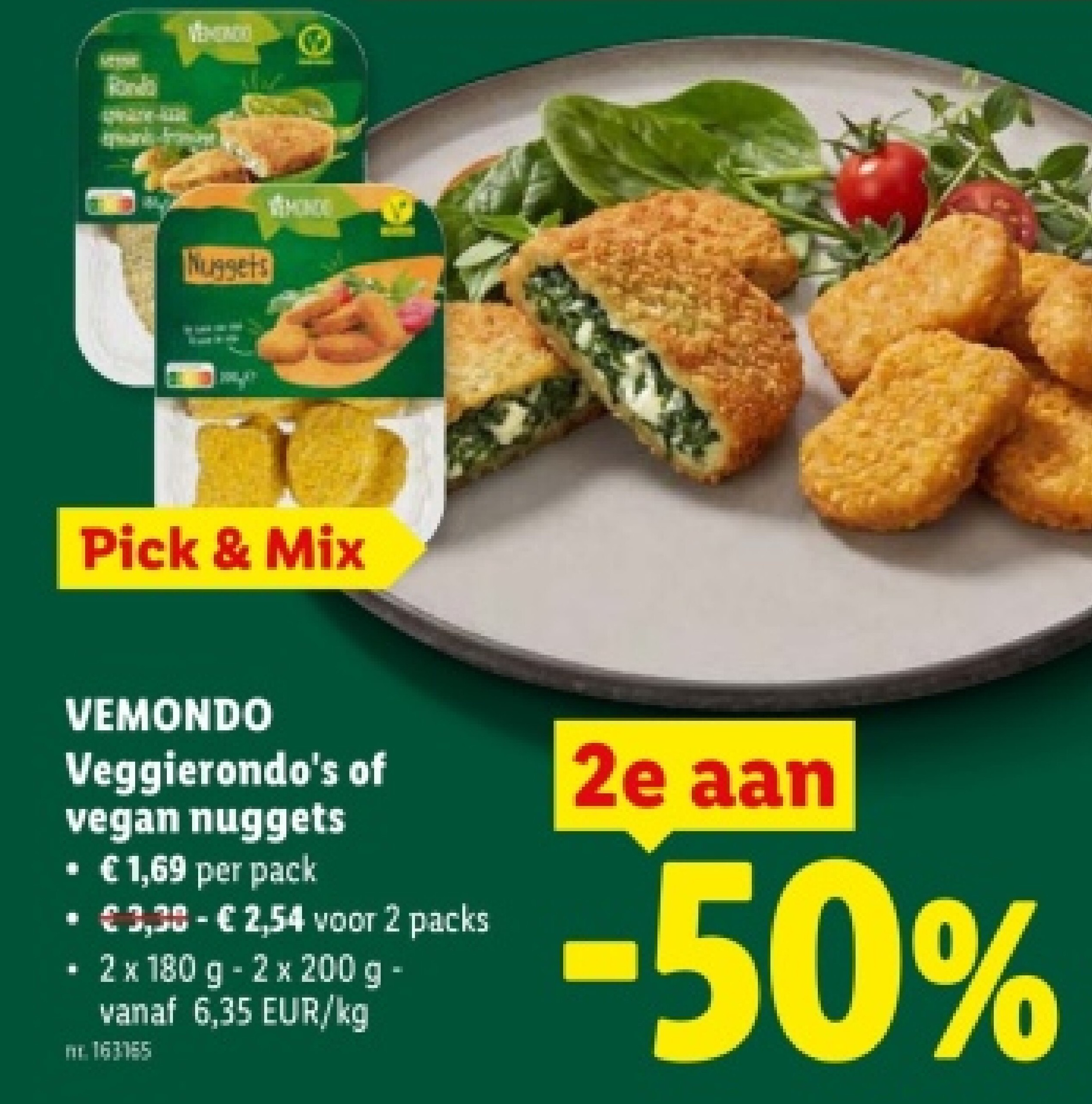 Veggierondo's of vegan nuggets