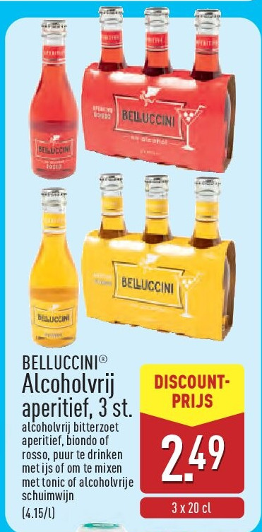 Alcoholvrij aperitief, 3st