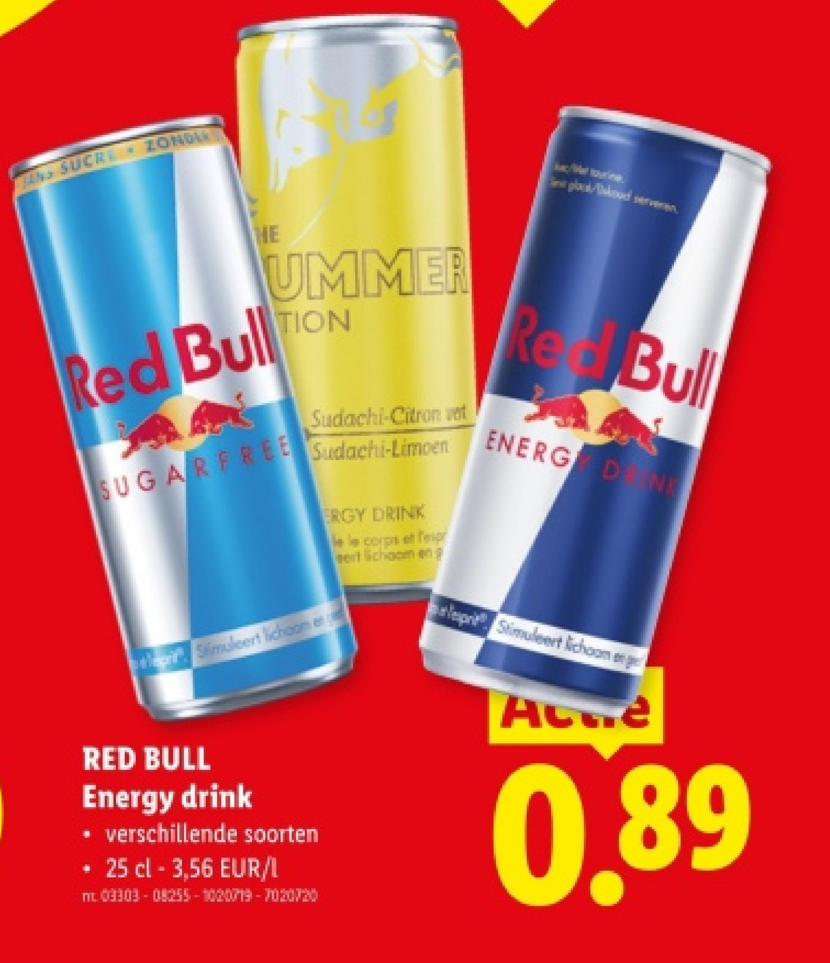 RED BULL Energy drink