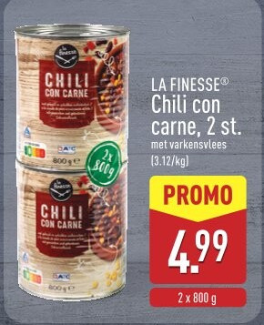 Chili con carne, 2st.