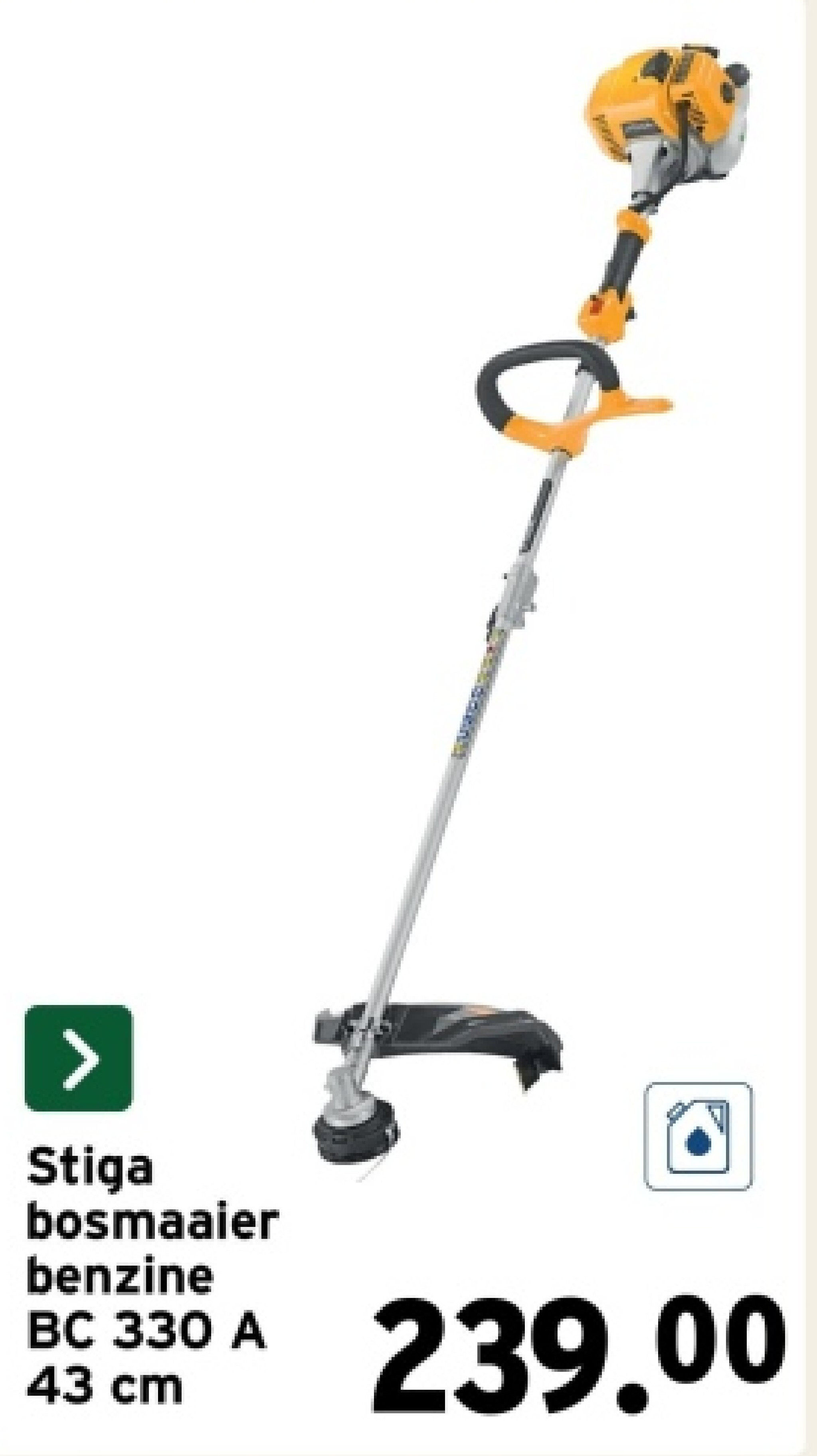 Stiga bosmaaier benzine BC 330A 43 cm