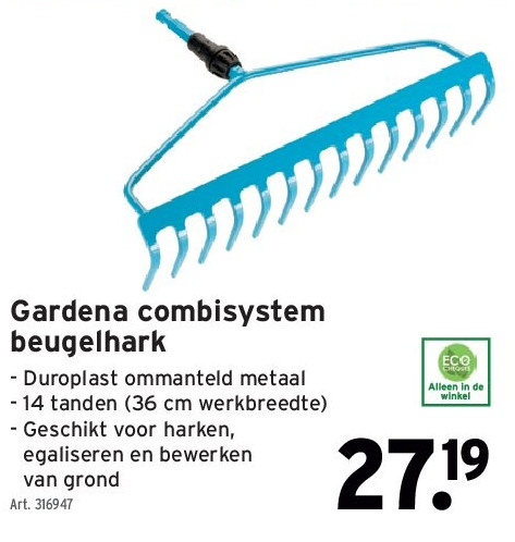 Gardena combisystem beugelhark