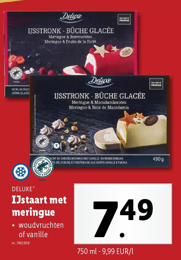 IJstaart met meringue