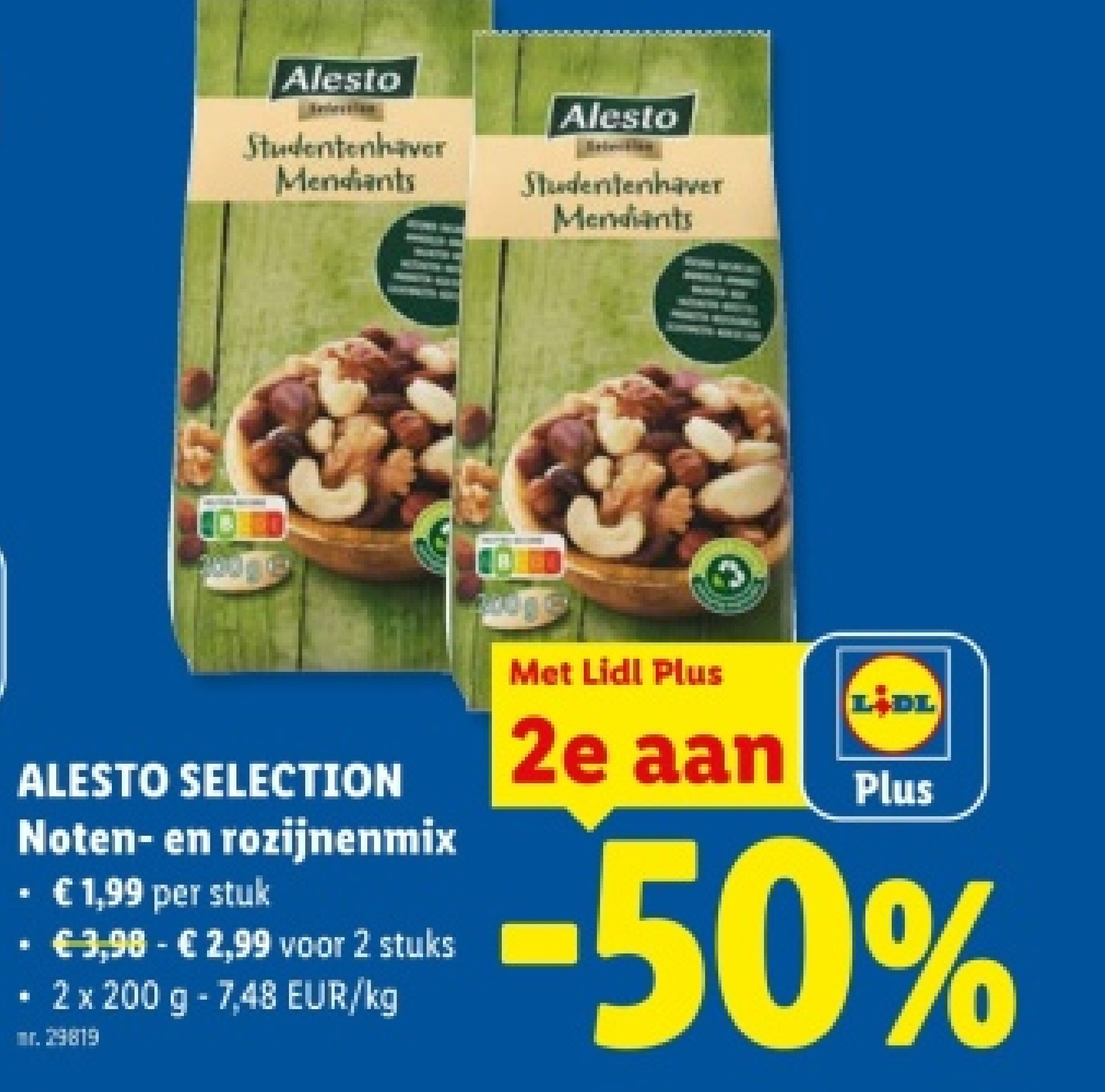 Noten- en rozijnenmix