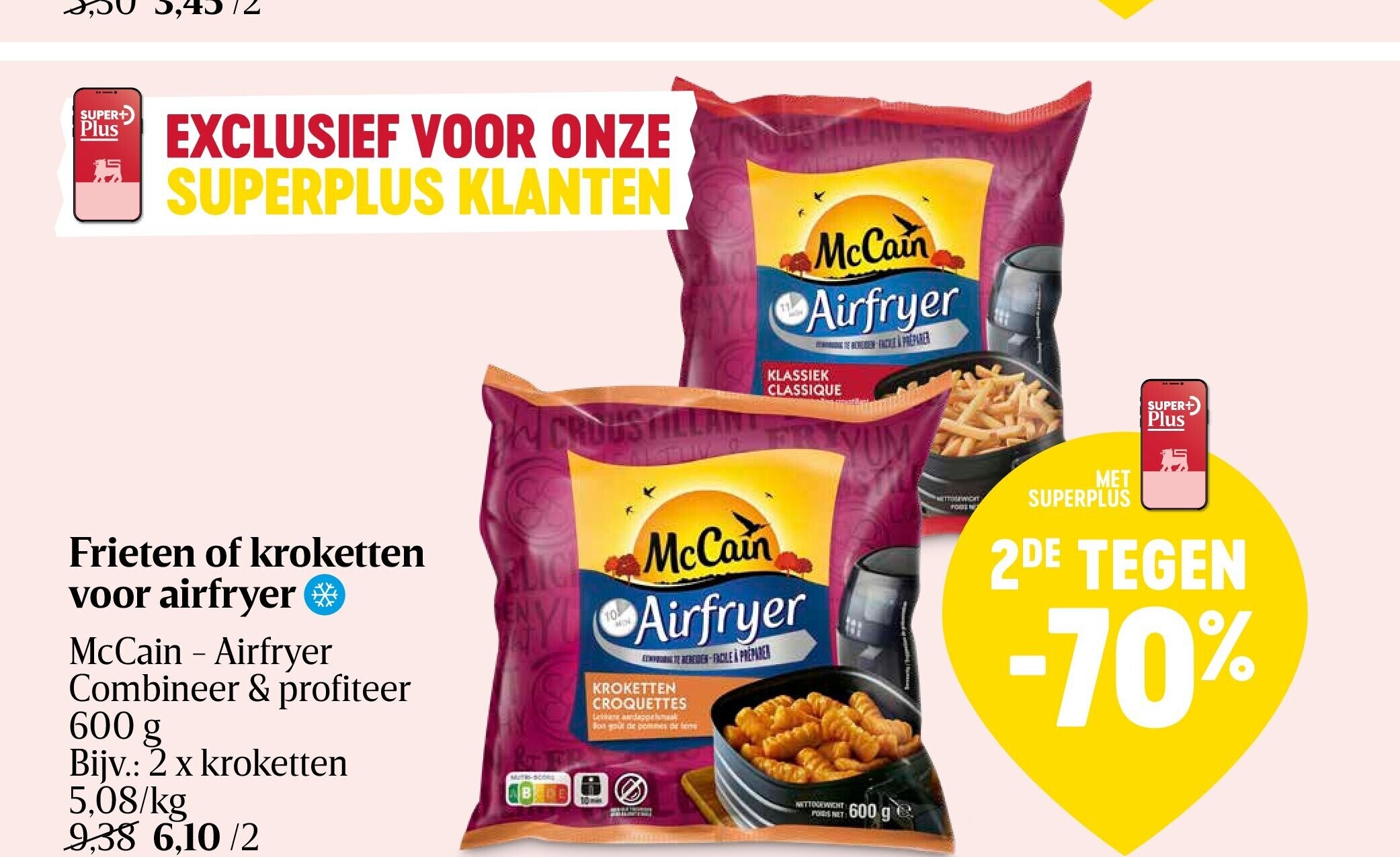 Frieten of kroketten voor airfryer