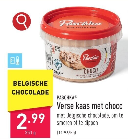 Verse kaas met choco