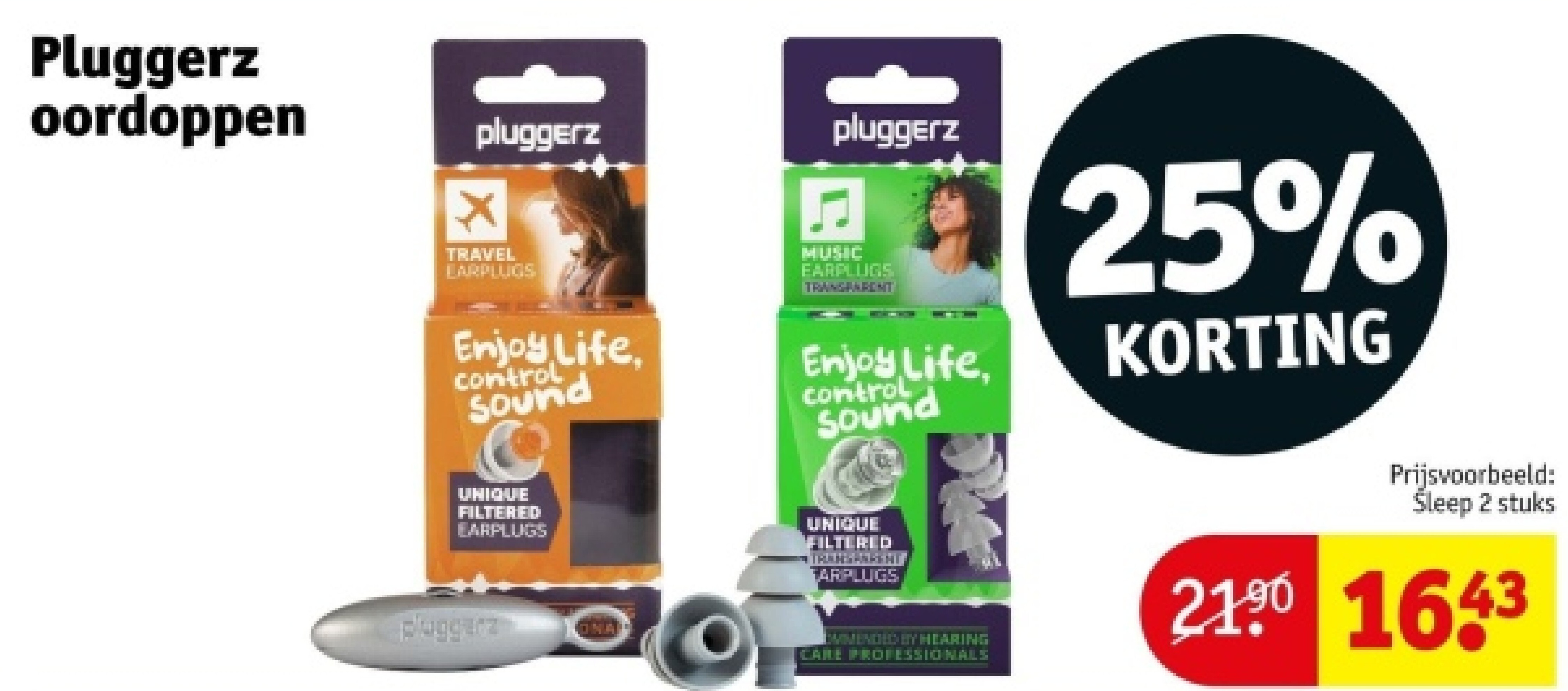 Pluggerz oordoppen
