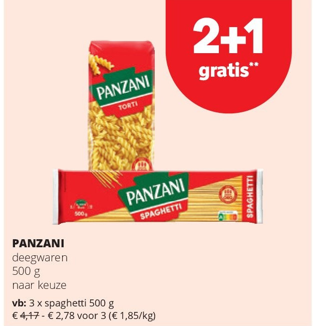 PANZANI spaghetti 500 g