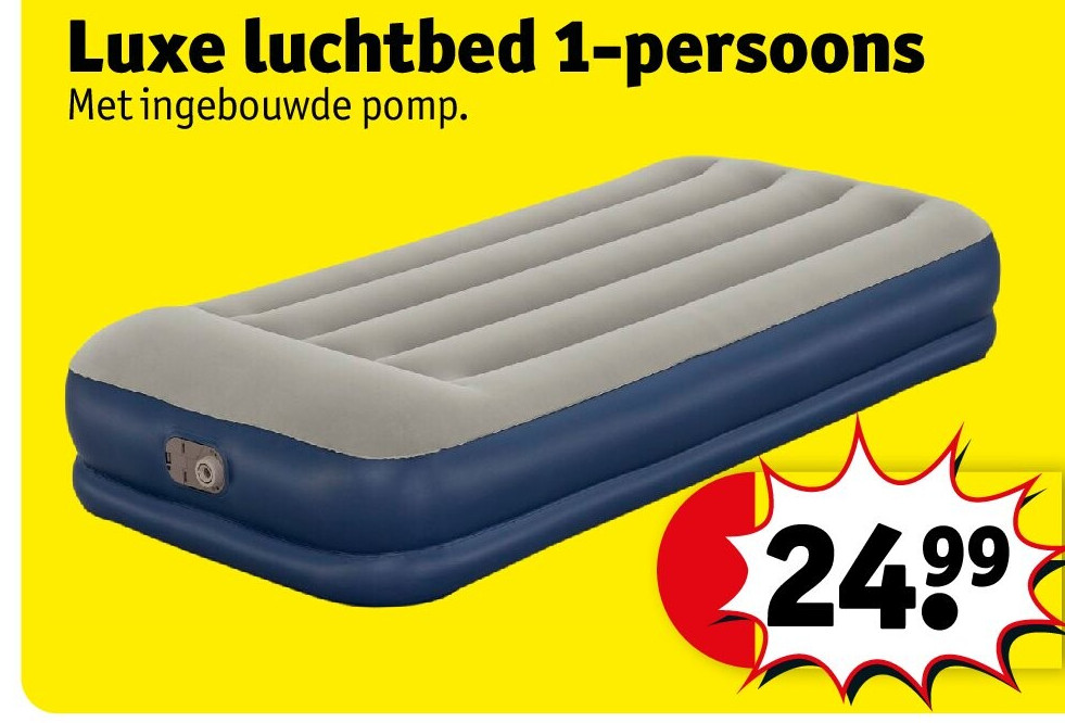 Luxe luchtbed 1-persoons