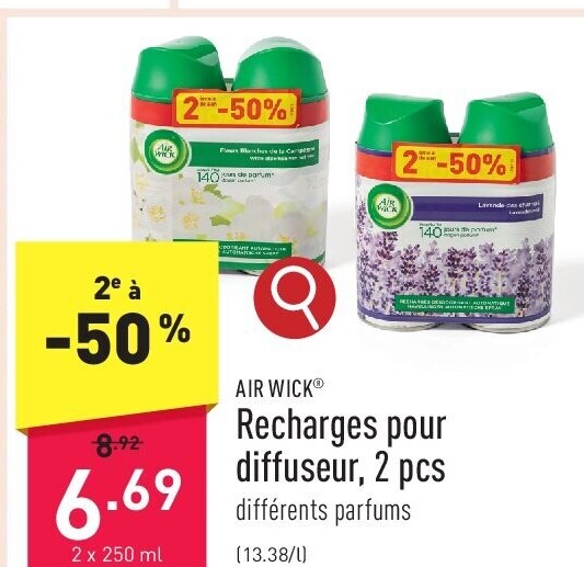 Recharges pour diffuseur, 2 pcs