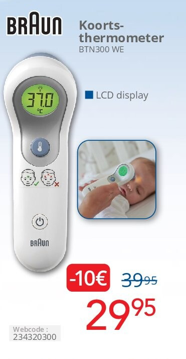 Koortsthermometer BTN300 WE