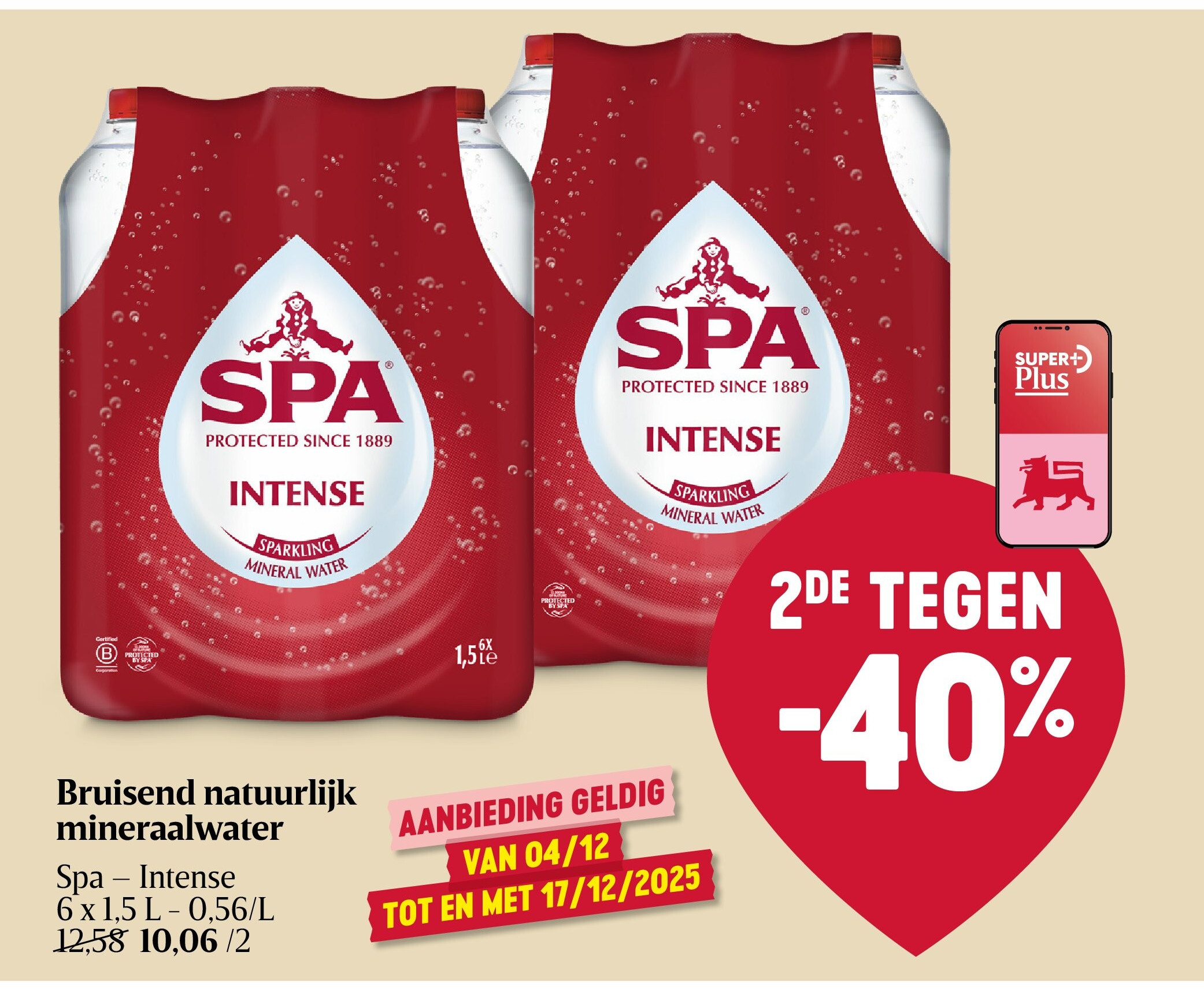 Bruisend natuurlijk mineraalwater