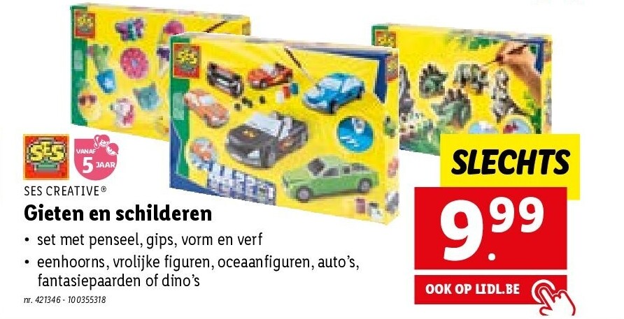 Gieten en schilderen